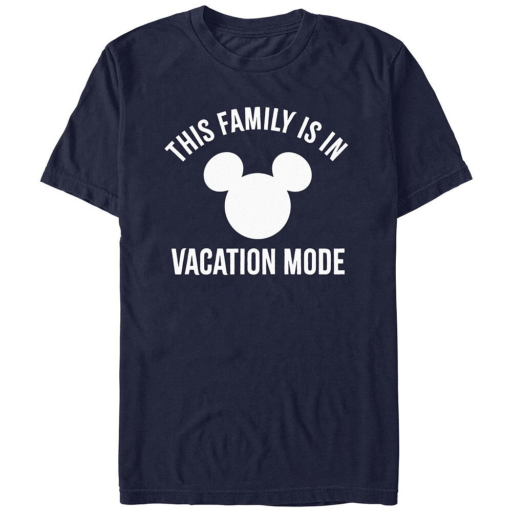 Мужская футболка Disney's This Family Is In Vacation Mode с логотипом Микки Хэда Licensed Character, темно-синий
Мужская футболка Disney's This Family Is In Vacation Mode с логотипом Микки Хэда Licensed Character, темно-синий
