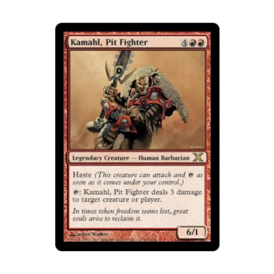 CCG Камал, Пит-боец (R) (Рольга), MTG - 10th Edition
CCG Камал, Пит-боец (R) (Рольга), MTG - 10th Edition