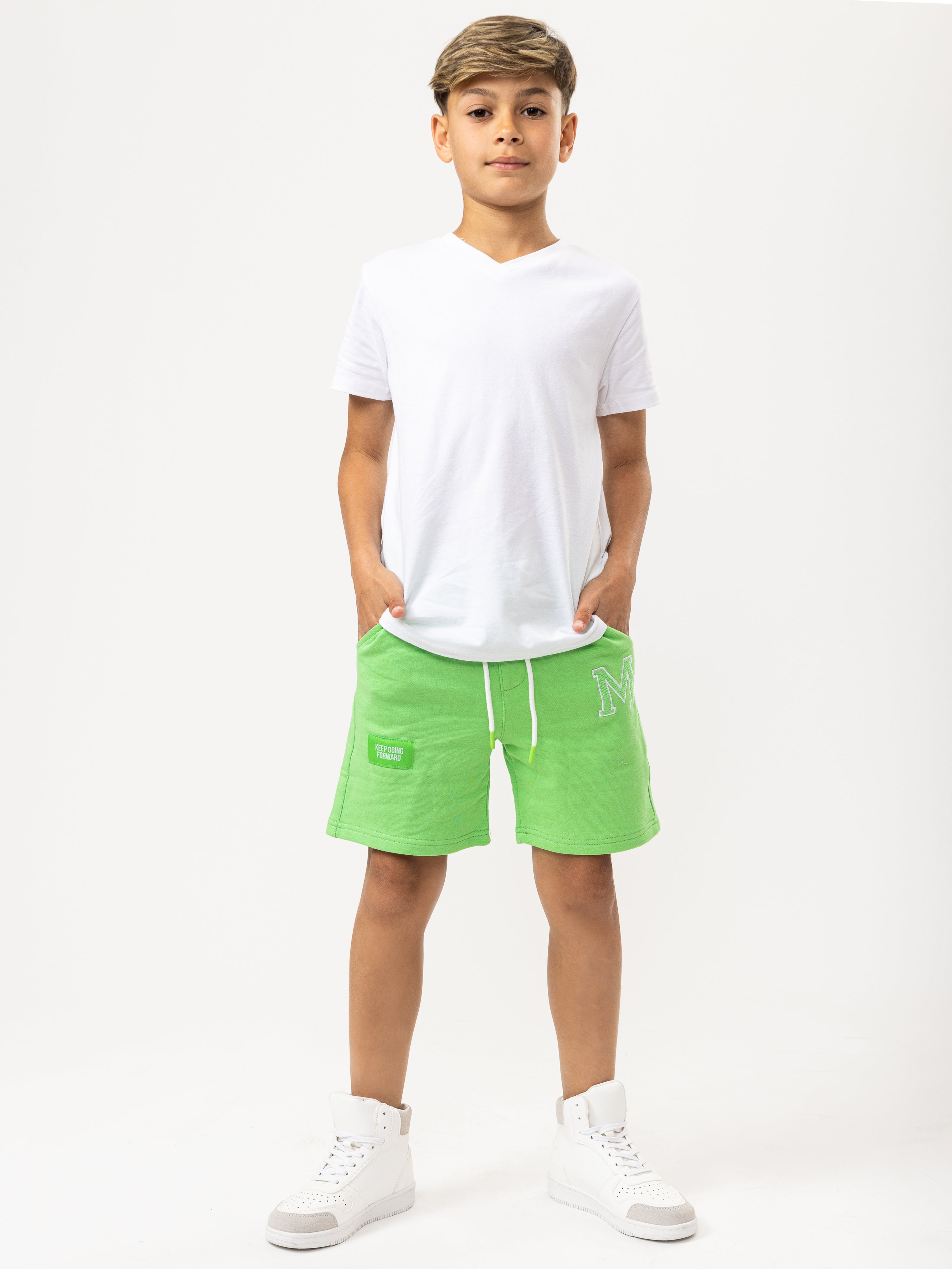 Трикотажные шорты для мальчиков Noizz, зеленый
Трикотажные шорты для мальчиков Noizz, зеленый