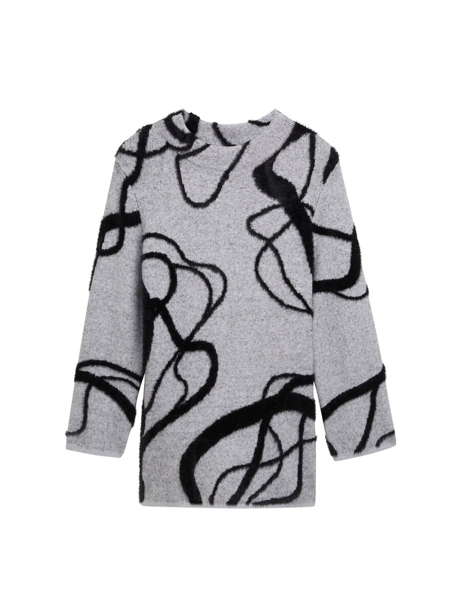 Свитер Tom Tailor Women +, серый 
Свитер Tom Tailor Women +, серый