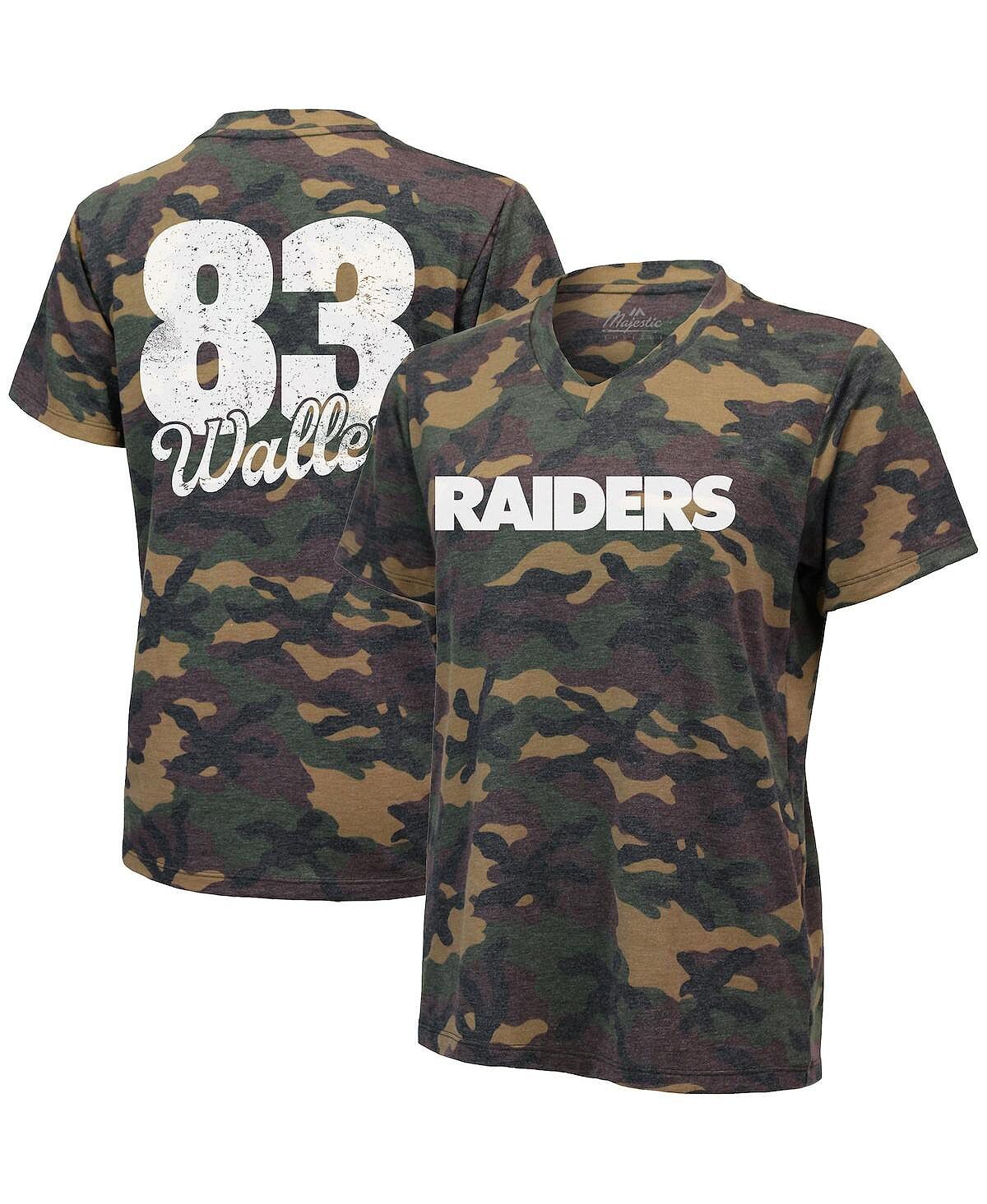 Женская футболка с v-образным вырезом и именем и номером Darren Waller Camo Las Vegas Raiders Industry Rag
Женская футболка с v-образным вырезом и именем и номером Darren Waller Camo Las Vegas Raiders Industry Rag