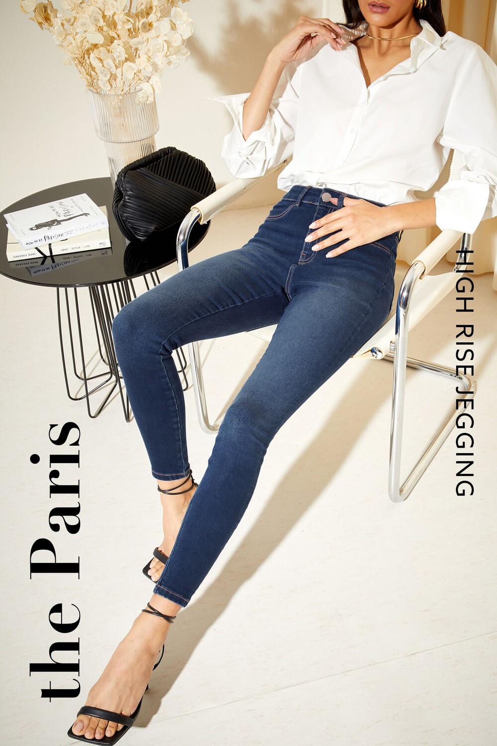 Джеггинсы с высокой талией Friends Like These, синий
Джеггинсы с высокой талией Friends Like These, синий