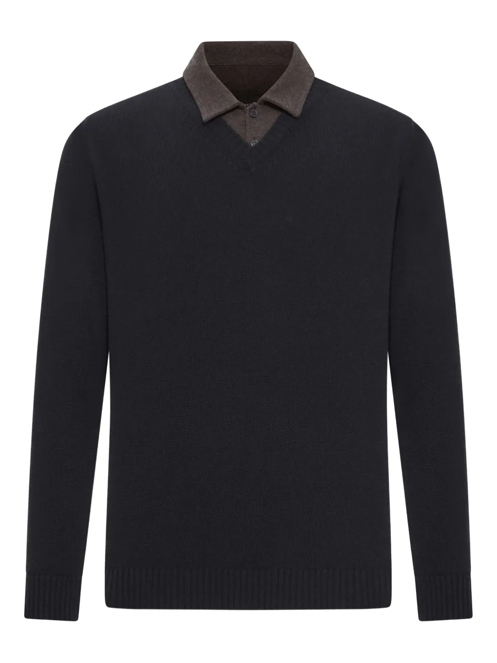 Поло из хлопкового пике с контрастным воротником Roberto Collina, черный
Поло из хлопкового пике с контрастным воротником Roberto Collina, черный