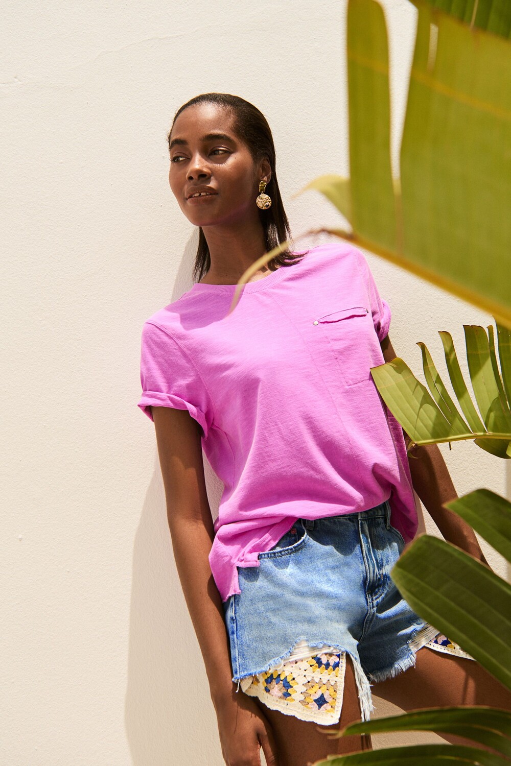 Хлопковые джинсовые шорты с карманами связанными крючком Next, синий
Хлопковые джинсовые шорты с карманами связанными крючком Next, синий