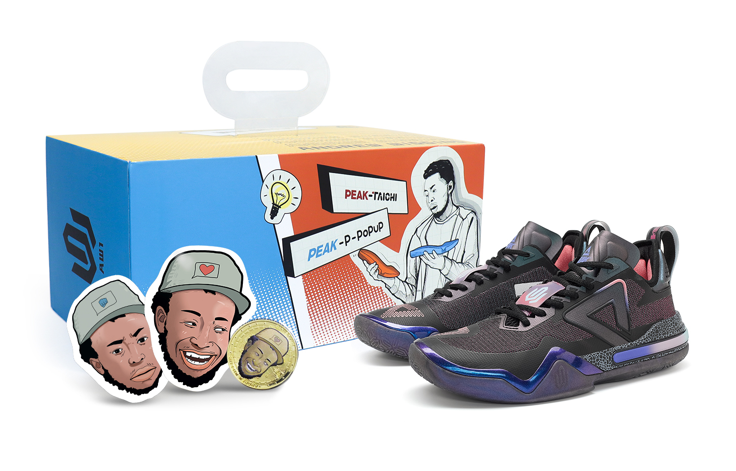 PEAK Уиггинс AW1 Сменная версия ДНК расцветка Низкие баскетбольные кроссовки Дадао эксклюзивные подарочные наборы
PEAK Уиггинс AW1 Сменная версия ДНК расцветка Низкие баскетбольные кроссовки Дадао эксклюзивные подарочные наборы