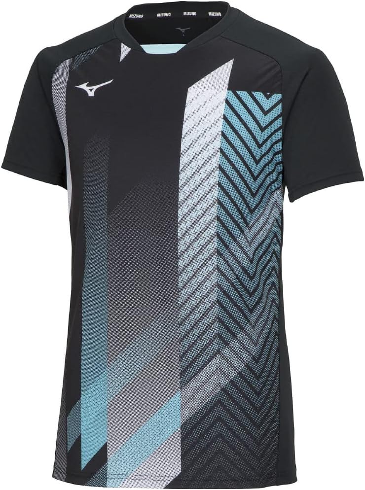 Игровая футболка для тенниса MIZUNO, с коротким рукавом, влагоотводящая, быстросохнущая, унисекс (62JAA003), черный
Игровая футболка для тенниса MIZUNO, с коротким рукавом, влагоотводящая, быстросохнущая, унисекс (62JAA003), черный