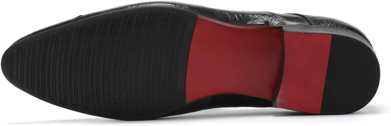 Мужские лоферы Santimon на шнуровке, с отделкой под аллигатора, формальные кожаные лоферы, удобные, стильные деловые туфли для прогулок, черный
Мужские лоферы Santimon на шнуровке, с отделкой под аллигатора, формальные кожаные лоферы, удобные, стильные деловые туфли для прогулок, черный