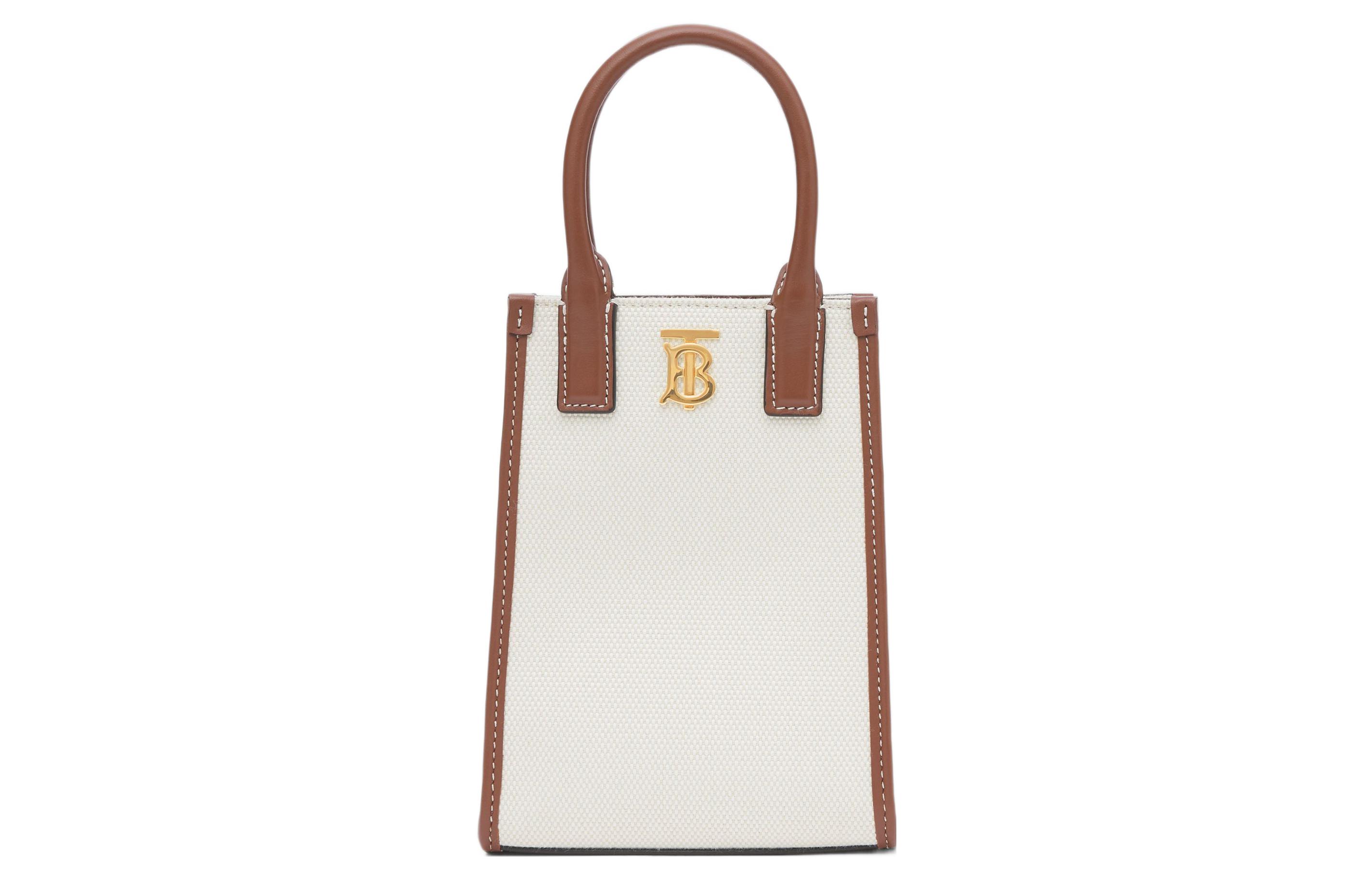 Burberry Монограмма из ткани с кожаной отделкой женская сумка через плечо на одно плечо с ручкой ультрамаленькая бежево-коричневая
Burberry Монограмма из ткани с кожаной отделкой женская сумка через плечо на одно плечо с ручкой ультрамаленькая бежево-коричневая