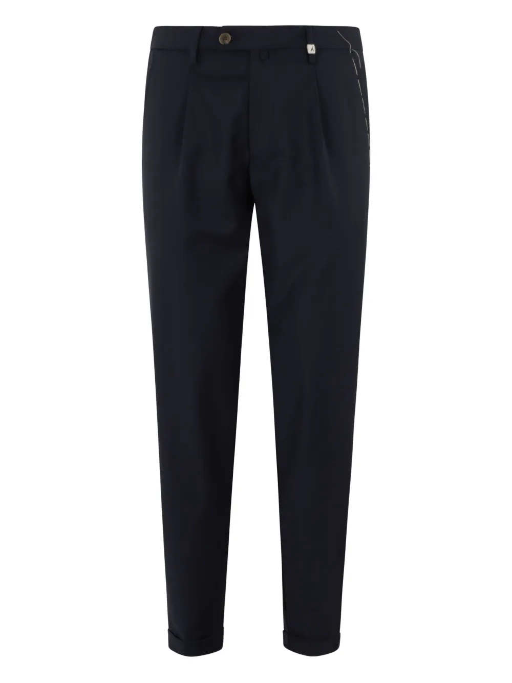 Брюки строгого кроя из смеси хлопка и кашемира Myths, синий
Брюки строгого кроя из смеси хлопка и кашемира Myths, синий