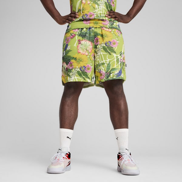 Мужские баскетбольные шорты Dunked In Florals Puma, зеленый
Мужские баскетбольные шорты Dunked In Florals Puma, зеленый