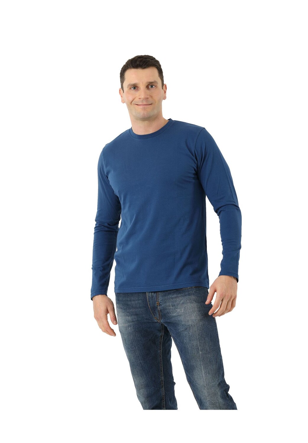 Рубашка органического цвета с длинными рукавами и круглым вырезом Albertkreuz, синий
Рубашка органического цвета с длинными рукавами и круглым вырезом Albertkreuz, синий