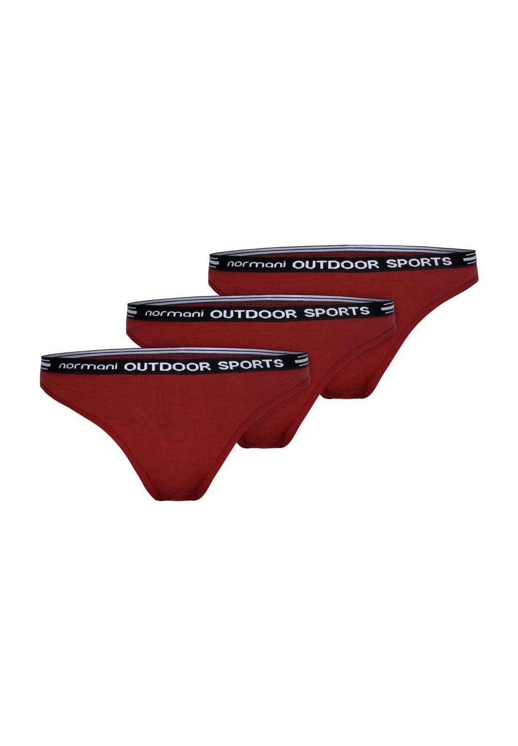 Набор из 3 женских стрингов из мериноса «Дуббо» normani, красный
Набор из 3 женских стрингов из мериноса «Дуббо» normani, красный