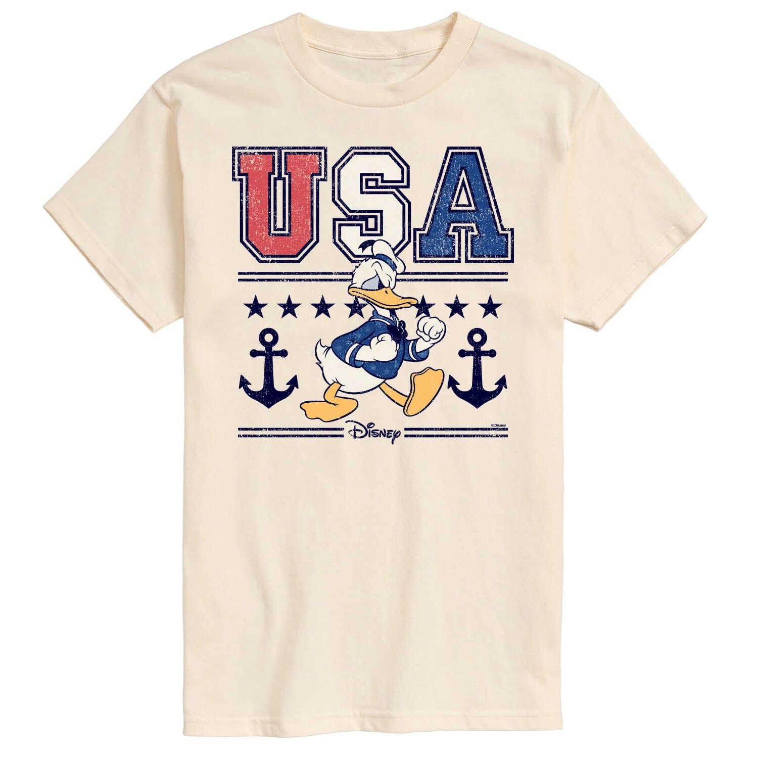 Мужская футболка Disney's Donald Duck с рисунком, экрю
Мужская футболка Disney's Donald Duck с рисунком, экрю