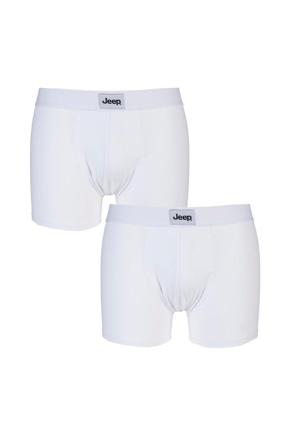 Комплект из 2 хлопковых плавок-хипстеров без узора Jeep, белый
Комплект из 2 хлопковых плавок-хипстеров без узора Jeep, белый