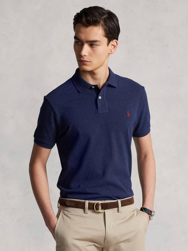 Polo Custom Slim Fit сетчатая поло Ralph Lauren, Navy Heather/C3958
Polo Custom Slim Fit сетчатая поло Ralph Lauren, Navy Heather/C3958