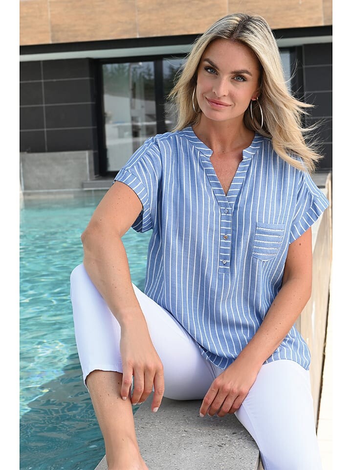 Блуза Bleu d'Azur Cay, цвет blau/weiß
Блуза Bleu d'Azur Cay, цвет blau/weiß