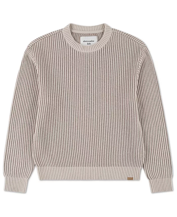 Мальчиковый свитер с вышивкой плетеным швом Abercrombie Kids, загар/бежевый
Мальчиковый свитер с вышивкой плетеным швом Abercrombie Kids, загар/бежевый