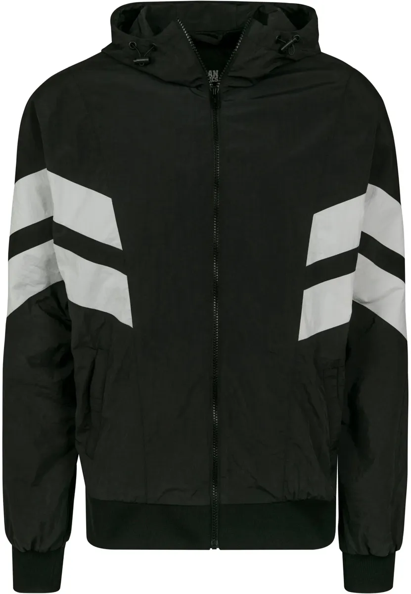 Куртка всепогодная URBAN CLASSICS " Urban Classics Men's Crinkle Panel Track Jacket" (1 шт.), с капюшоном, белый
Куртка всепогодная URBAN CLASSICS " Urban Classics Men's Crinkle Panel Track Jacket" (1 шт.), с капюшоном, белый