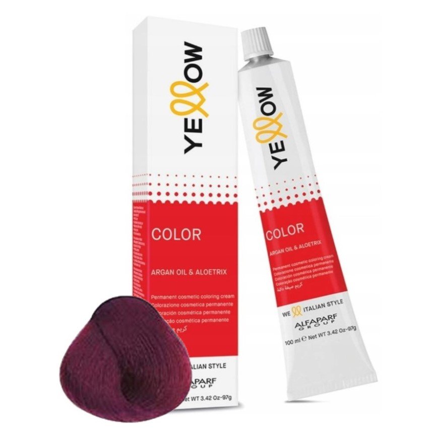 ALFAPARF YELLOW Краска для волос 6.26 - Темно-фиолетово-красный блондин - 100 мл
ALFAPARF YELLOW Краска для волос 6.26 - Темно-фиолетово-красный блондин - 100 мл