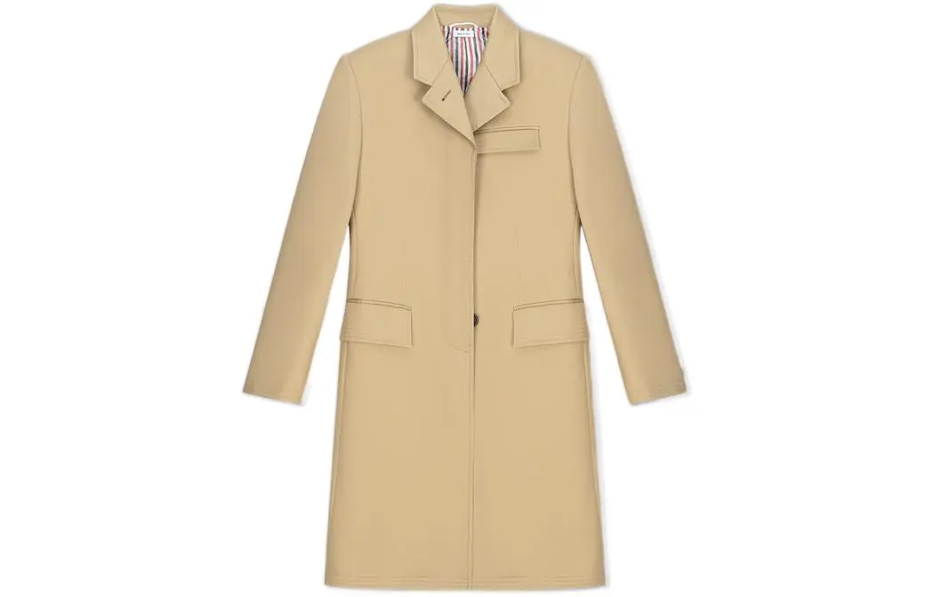 Пальто честерфилд с высокой проймой THOM BROWNE, хаки
Пальто честерфилд с высокой проймой THOM BROWNE, хаки