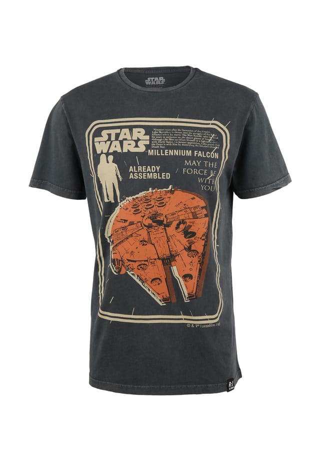 Футболка Звездные войны Тысячелетний Сокол собрана в неподвластном времени дизайне Re:Covered, серый
Футболка Звездные войны Тысячелетний Сокол собрана в неподвластном времени дизайне Re:Covered, серый