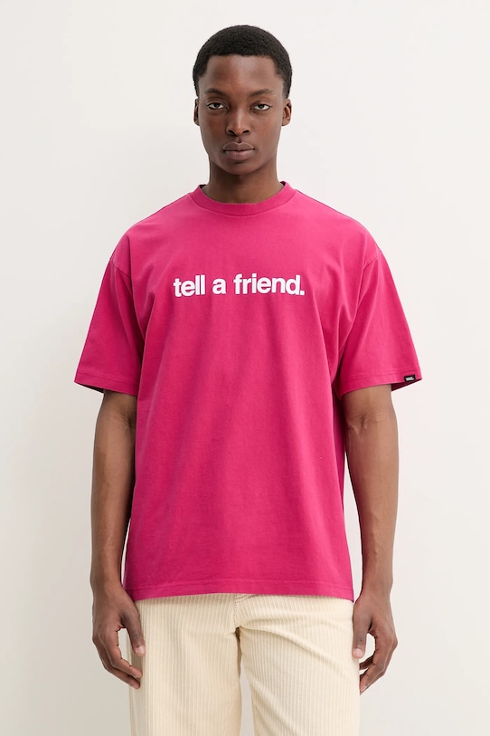 Хлопковая футболка Vans, розовый
Хлопковая футболка Vans, розовый