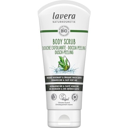 Скраб для тела с органическим розмарином и зеленым кофе 200мл, Lavera
Скраб для тела с органическим розмарином и зеленым кофе 200мл, Lavera
