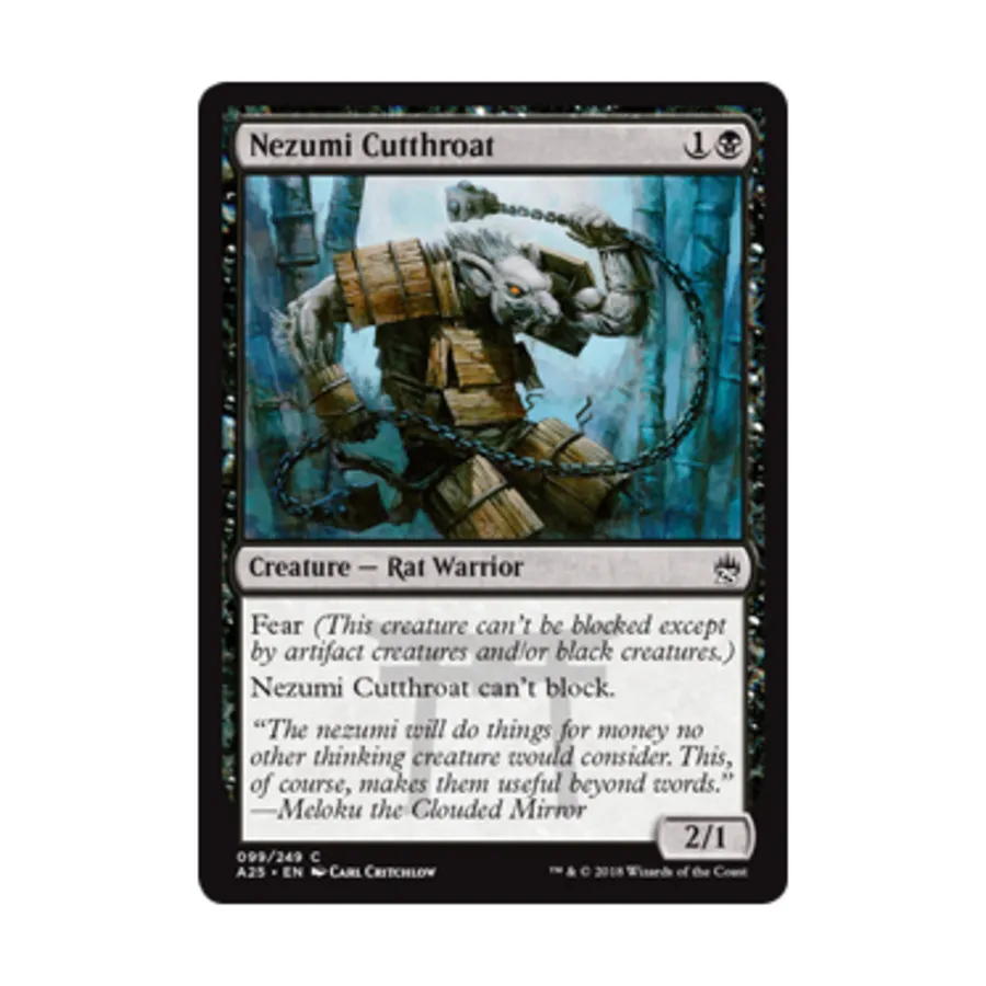 CCG Нэдзуми Головорез (клавиша C), MTG - Masters 25
CCG Нэдзуми Головорез (клавиша C), MTG - Masters 25