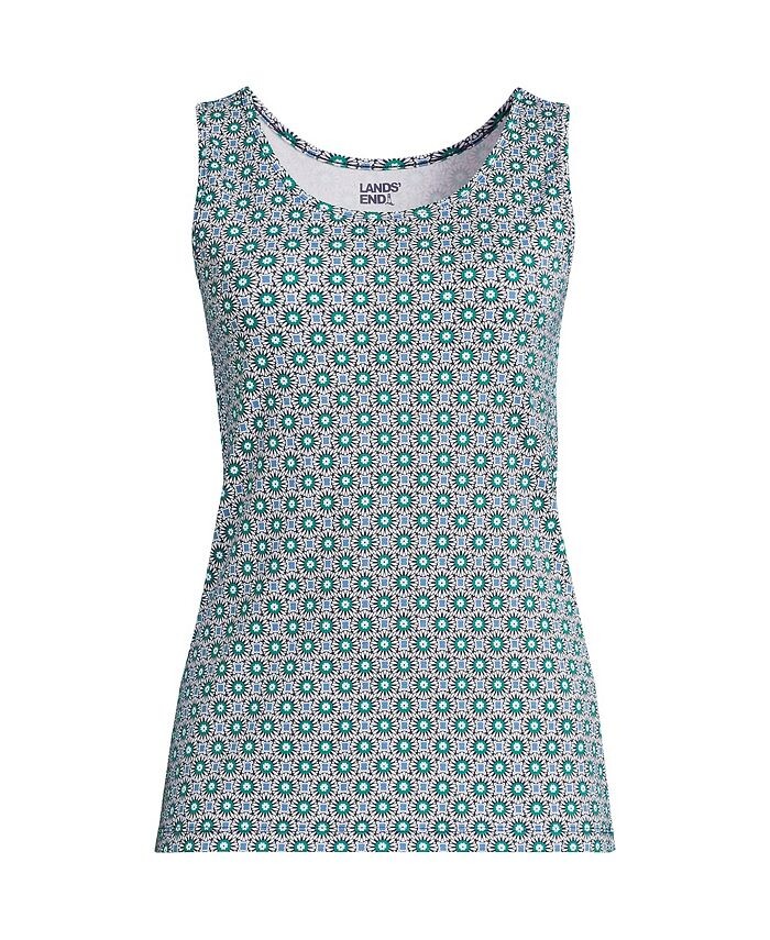 Женская хлопковая майка на бретелях Lands' End, зеленый
Женская хлопковая майка на бретелях Lands' End, зеленый
