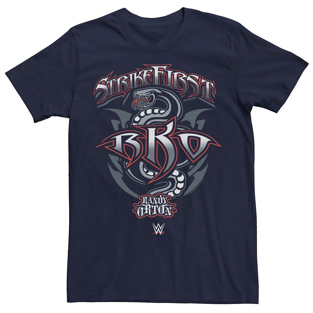 Мужская футболка WWE Strike First RKO Randy Orton со змеиным логотипом Licensed Character, темно-синий
Мужская футболка WWE Strike First RKO Randy Orton со змеиным логотипом Licensed Character, темно-синий
