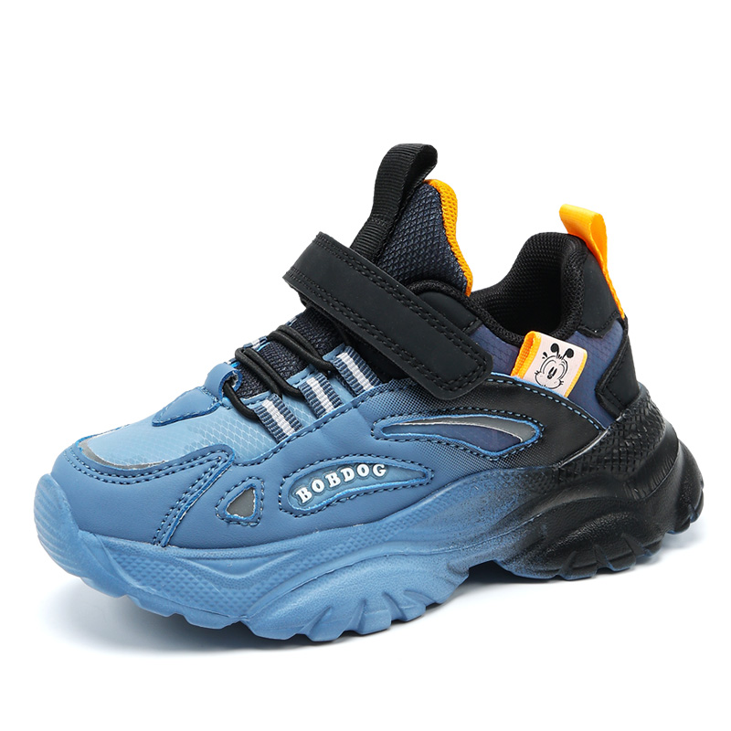 Кроссовки для бега для детей, противоскользящие и износостойкие, легкие, с амортизацией BOBDOG, черный/синий
Кроссовки для бега для детей, противоскользящие и износостойкие, легкие, с амортизацией BOBDOG, черный/синий