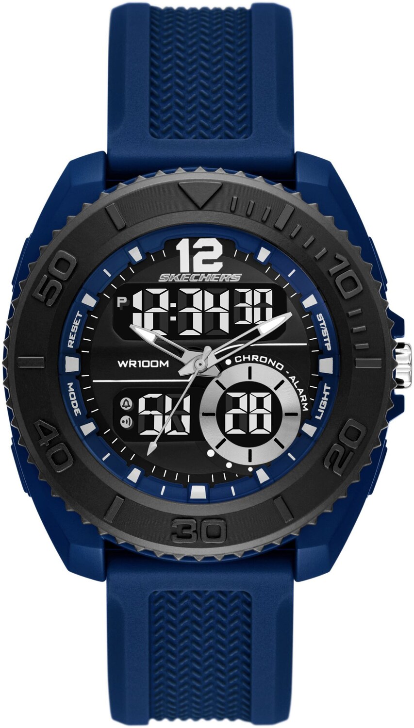SKECHERS Цифровые часы в темно-синем цвете
SKECHERS Цифровые часы в темно-синем цвете