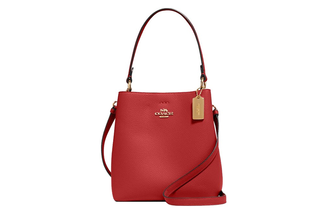 COACH Городская сумка-ведро из галечной кожи, портативная сумка через плечо, женская наплечная сумка red
COACH Городская сумка-ведро из галечной кожи, портативная сумка через плечо, женская наплечная сумка red