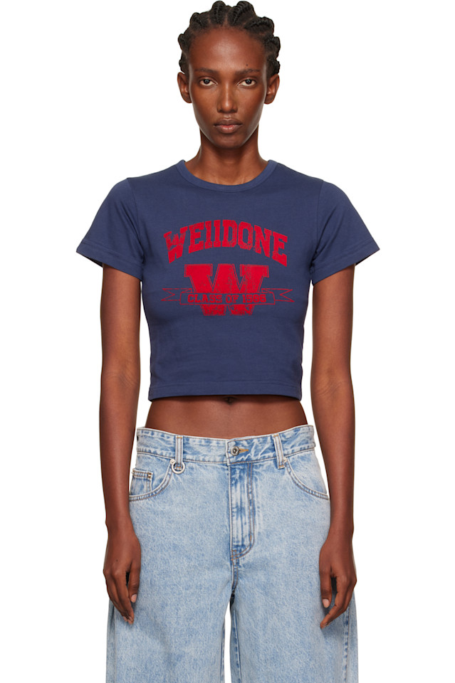 Футболка 11' Print Slim Fit We11Done, синий
Футболка 11' Print Slim Fit We11Done, синий