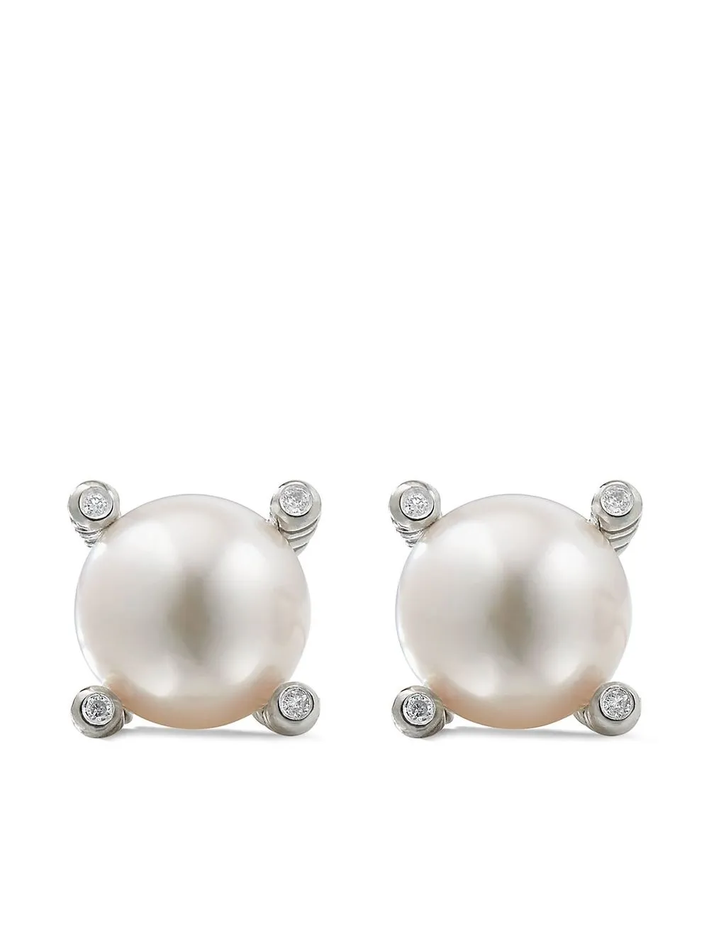 Серебряные серьги-гвоздики Pearl с бриллиантами (14 мм) David Yurman, серебяный
Серебряные серьги-гвоздики Pearl с бриллиантами (14 мм) David Yurman, серебяный