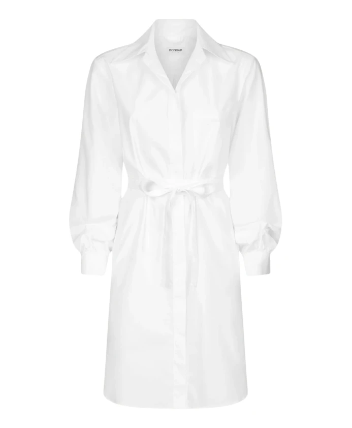 Белое платье-рубашка ambito ss25 Dondup, белый
Белое платье-рубашка ambito ss25 Dondup, белый