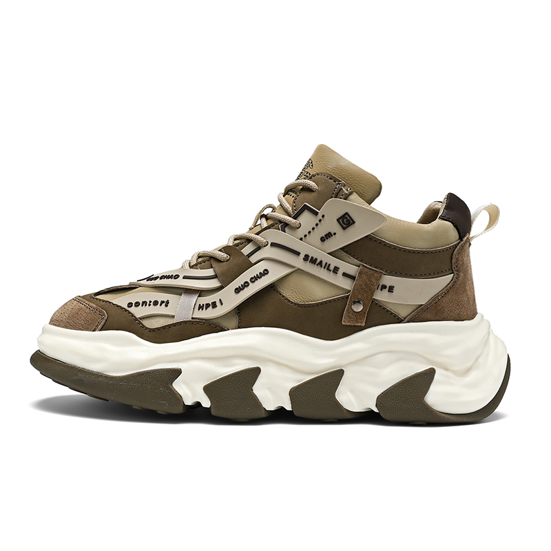 Мужские кроссовки Mid Top Chunky GONGLANGSHIJIA, цвет хаки
Мужские кроссовки Mid Top Chunky GONGLANGSHIJIA, цвет хаки