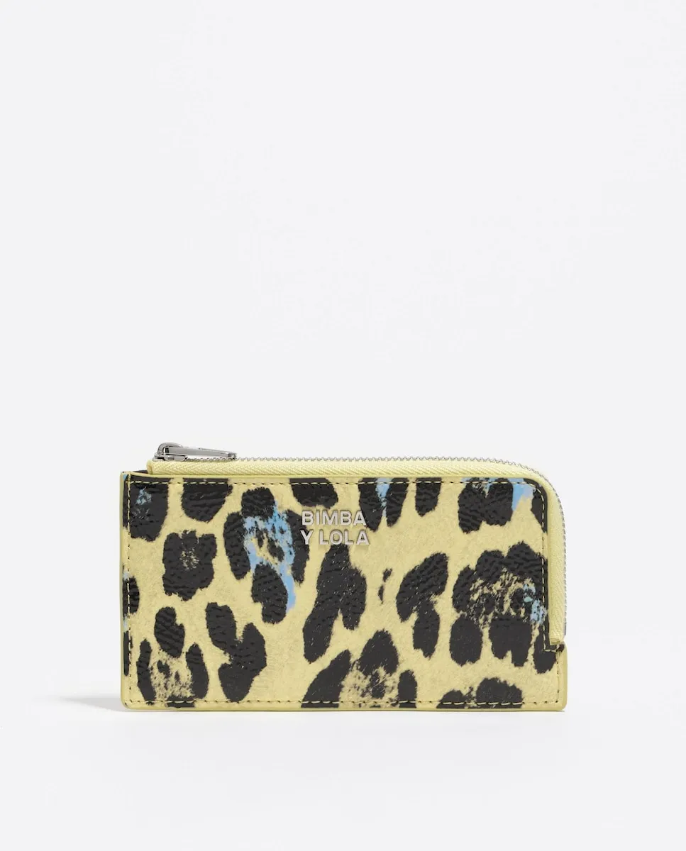 Женский кошелек с блестящей текстурой, принт леопард Bimba y Lola, желтый
Женский кошелек с блестящей текстурой, принт леопард Bimba y Lola, желтый