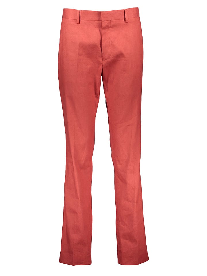 Брюки из ткани - стандартный крой - кораллового цвета Gant
Брюки из ткани - стандартный крой - кораллового цвета Gant