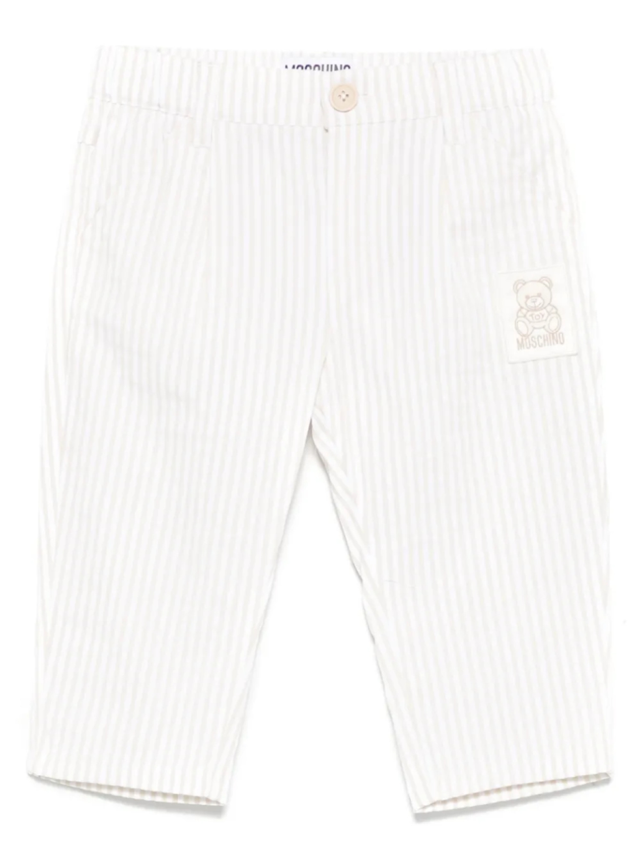 Moschino Kids брюки в полоску, нейтральный
Moschino Kids брюки в полоску, нейтральный