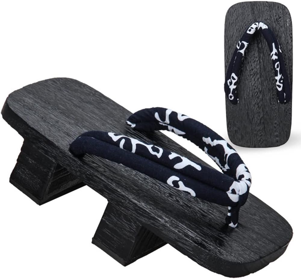 Ретро мужские шлепанцы в японском стиле, деревянные тапочки на высокой платформе, сабо с двумя зубцами для мужчин, традиционные мужские сабо гета, высота каблука 5,5 см, ширина 12 см Kitcissl, черный
Ретро мужские шлепанцы в японском стиле, деревянные тапочки на высокой платформе, сабо с двумя зубцами для мужчин, традиционные мужские сабо гета, высота каблука 5,5 см, ширина 12 см Kitcissl, черный