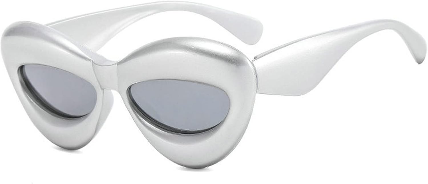 Солнцезащитные очки COTIA в стиле ретро «Кошачий глаз», яркие цвета, модные для женщин, в стиле панк и хип-хоп, с овальными линзами, защита от УФ-излучения UV400, уникальные солнцезащитные очки для мужчин, Silver
Солнцезащитные очки COTIA в стиле ретро «Кошачий глаз», яркие цвета, модные для женщин, в стиле панк и хип-хоп, с овальными линзами, защита от УФ-излучения UV400, уникальные солнцезащитные очки для мужчин, Silver