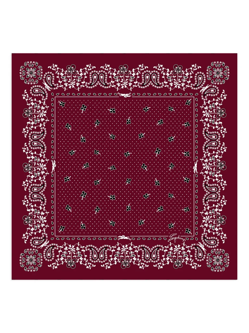 Шарф с принтом пейсли Longchamp, красный
Шарф с принтом пейсли Longchamp, красный