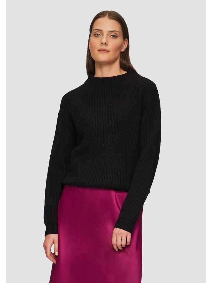 Пуловер sOliver BLACK LABEL Strick langarm, черный
Пуловер sOliver BLACK LABEL Strick langarm, черный