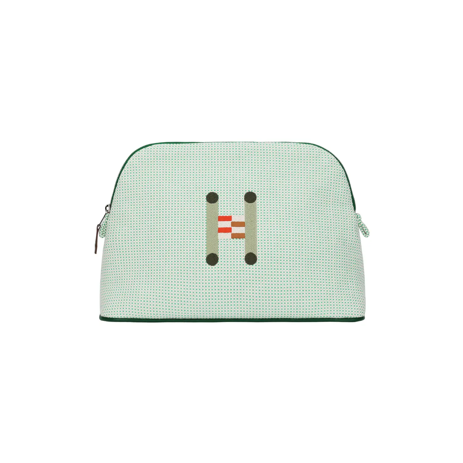 HERMES Сумка для хранения хлопка Bolide Crazy H средний размер женская облачно-белая и мятно-зеленая, Cloud White & Mint Green
HERMES Сумка для хранения хлопка Bolide Crazy H средний размер женская облачно-белая и мятно-зеленая, Cloud White & Mint Green