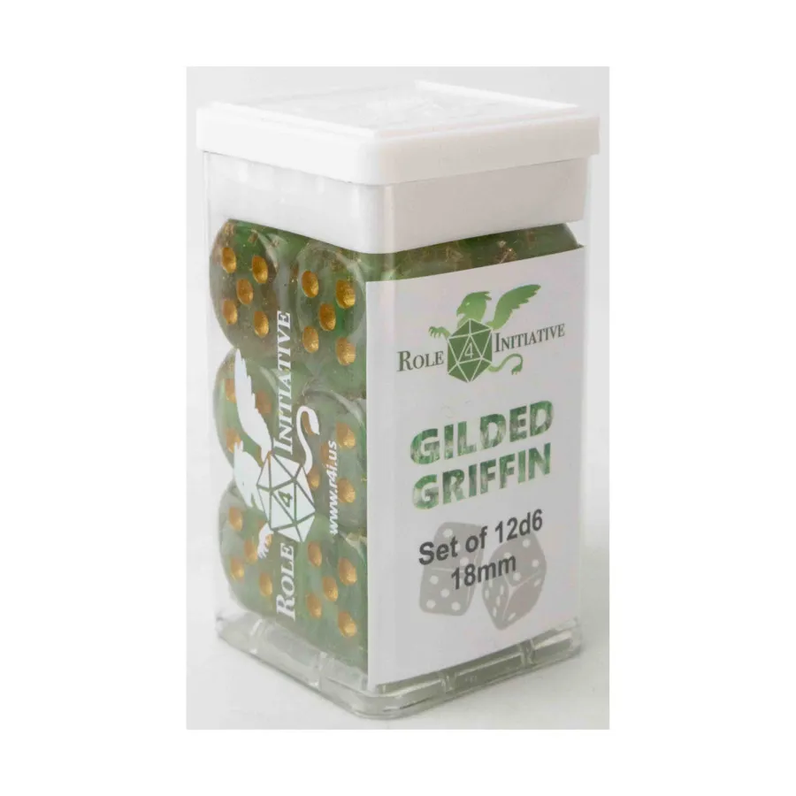 d6 Позолоченный грифон 18 мм с золотом (12), Class & Creature Dice - d6 Sets
d6 Позолоченный грифон 18 мм с золотом (12), Class & Creature Dice - d6 Sets