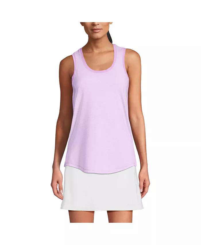 Женская туника Power Performance без рукавов с круглым вырезом и закругленным подолом Lands' End, фиолетовый
Женская туника Power Performance без рукавов с круглым вырезом и закругленным подолом Lands' End, фиолетовый