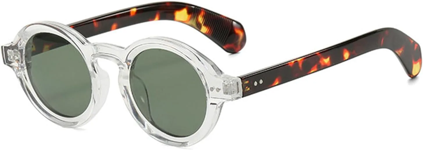 Солнцезащитные очки Willochra в стиле ретро, круглые, для женщин и мужчин, с заклепками, дизайнерские зеленые, модные женские солнцезащитные очки UV400, C8
Солнцезащитные очки Willochra в стиле ретро, круглые, для женщин и мужчин, с заклепками, дизайнерские зеленые, модные женские солнцезащитные очки UV400, C8