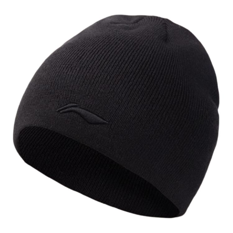 LINING Акриловая вязаная шапка унисекс черная, Black
LINING Акриловая вязаная шапка унисекс черная, Black