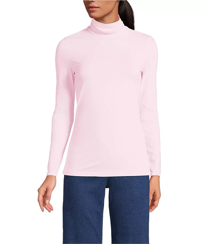 Женская легкая водолазка из джерси с длинным рукавом для высоких женщин Lands' End, розовый
Женская легкая водолазка из джерси с длинным рукавом для высоких женщин Lands' End, розовый